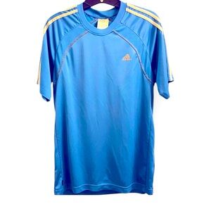 Adidas Men’s 3 Stripe Jersey Light Blue